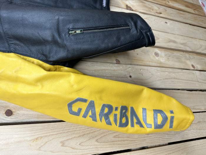 CHAQUETA T-M DE MOTO GARIBALDI AMARILLO