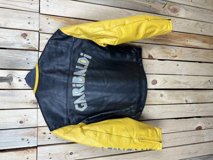 CHAQUETA T-M DE MOTO GARIBALDI AMARILLO
