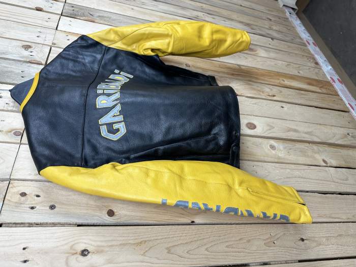 CHAQUETA T-M DE MOTO GARIBALDI AMARILLO