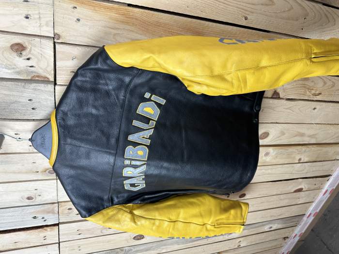 CHAQUETA T-M DE MOTO GARIBALDI AMARILLO