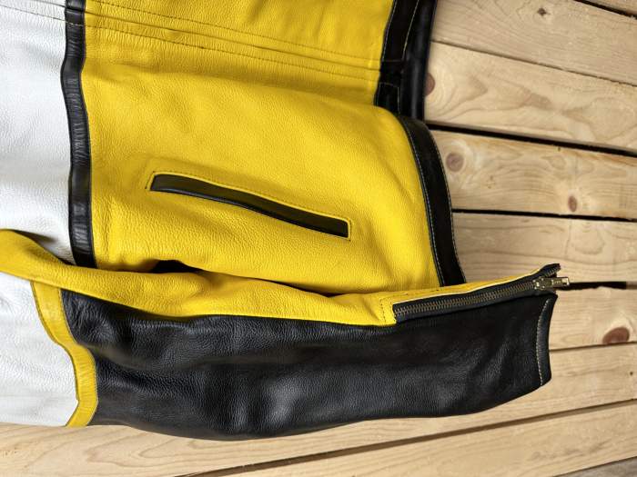 CHAQUETA T-M DE MOTO GARIBALDI AMARILLO 19