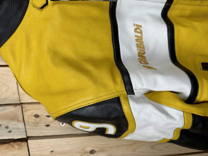 CHAQUETA T-M DE MOTO GARIBALDI AMARILLO 19