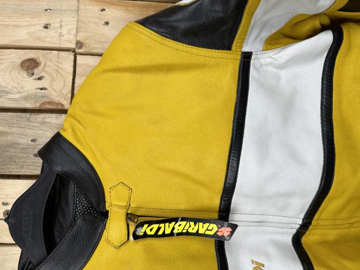 CHAQUETA T-M DE MOTO GARIBALDI AMARILLO 19