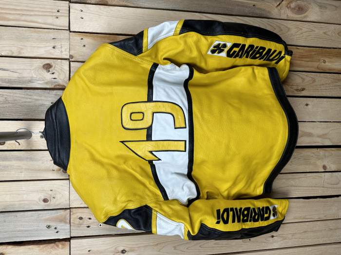 CHAQUETA T-M DE MOTO GARIBALDI AMARILLO 19