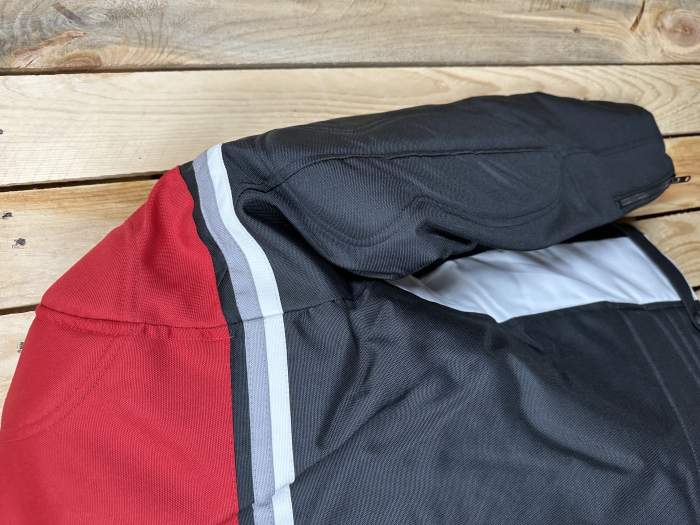 CHAQUETA T-S DE MOTO GREX ROJO/NEGRO