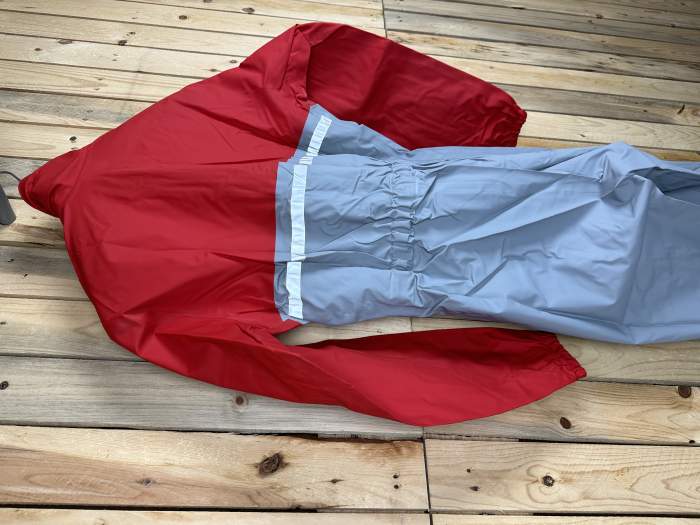 MONO T-S LLUVIA IMPERMEABLE GARIBALDI ROJO 1