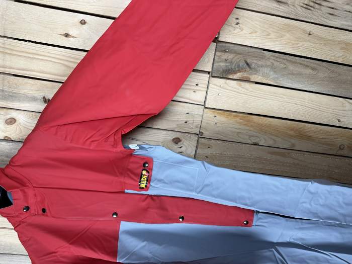 MONO T-S LLUVIA IMPERMEABLE GARIBALDI ROJO 1