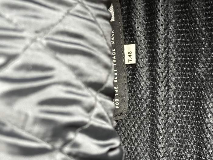 CHAQUETA T-S DE MOTO GARIBALDI CUERO NEGRO