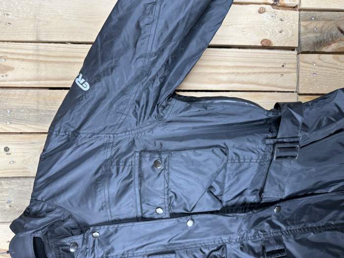 CHAQUETA T-M DE MOTO GREX NEGRO