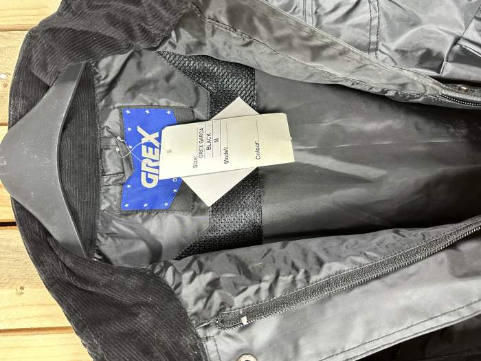 CHAQUETA T-M DE MOTO GREX NEGRO