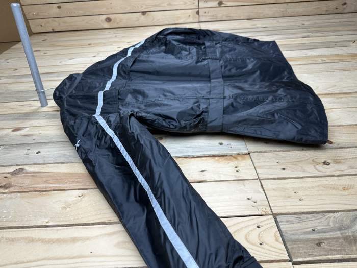 CHAQUETA T-M DE MOTO GREX NEGRO