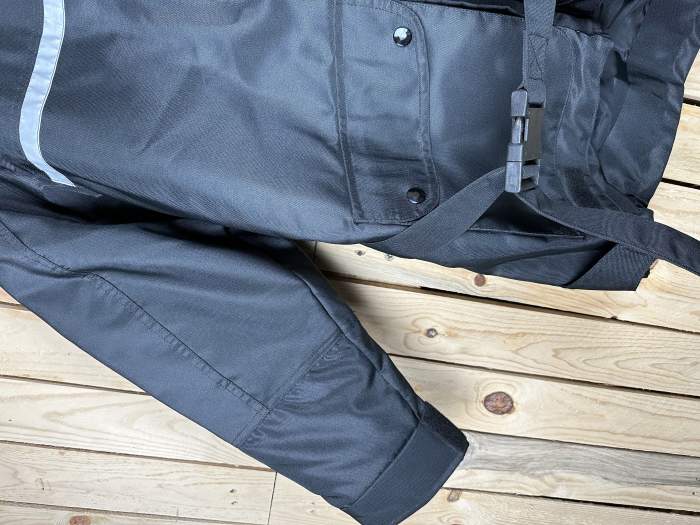 CHAQUETA T-M DE MOTO KIWI NEGRO NYLON
