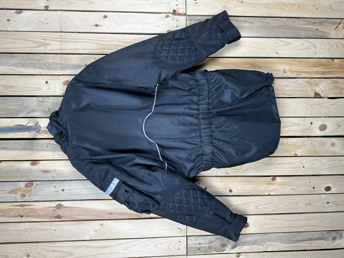 CHAQUETA T-M DE MOTO KIWI NEGRO NYLON