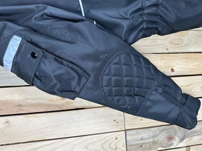 CHAQUETA T-M DE MOTO KIWI NEGRO NYLON