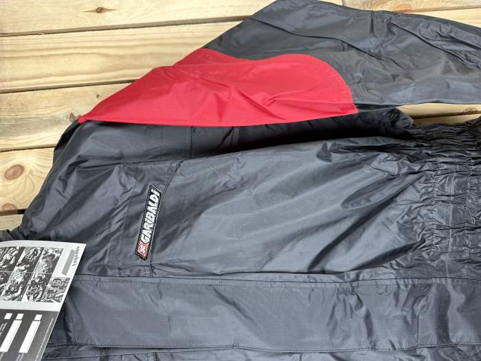 MONO T-S LLUVIA IMPERMEABLE GARIBALDI ROJO 2