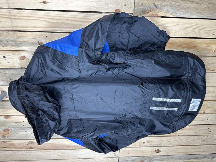 CHAQUETA T-M CORTAVIENTOS IMPERMEABLE AZUL