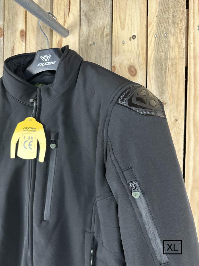 CHAQUETA T-XL IXON SOHO NEGRO KAKI