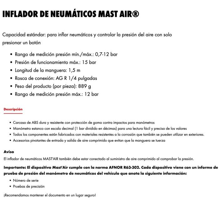 MANOMETRO ANALOGICO WURTH