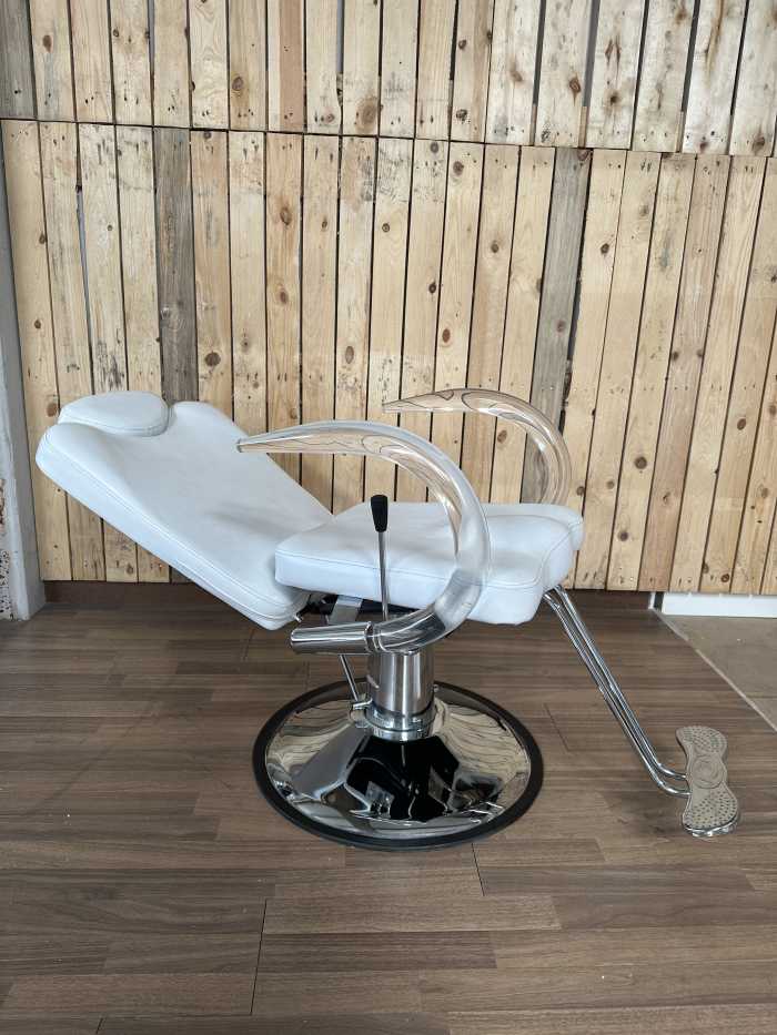 SILLON COMPLETO MARFIL BLANCO RECLINABLE - QrBox.es