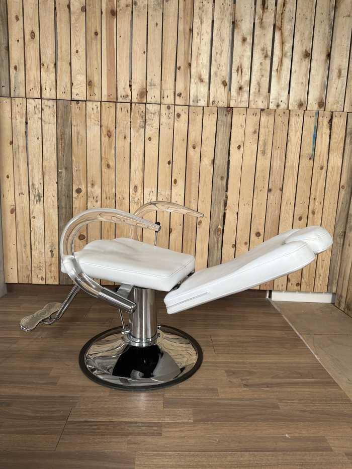 SILLON COMPLETO MARFIL BLANCO RECLINABLE - QrBox.es