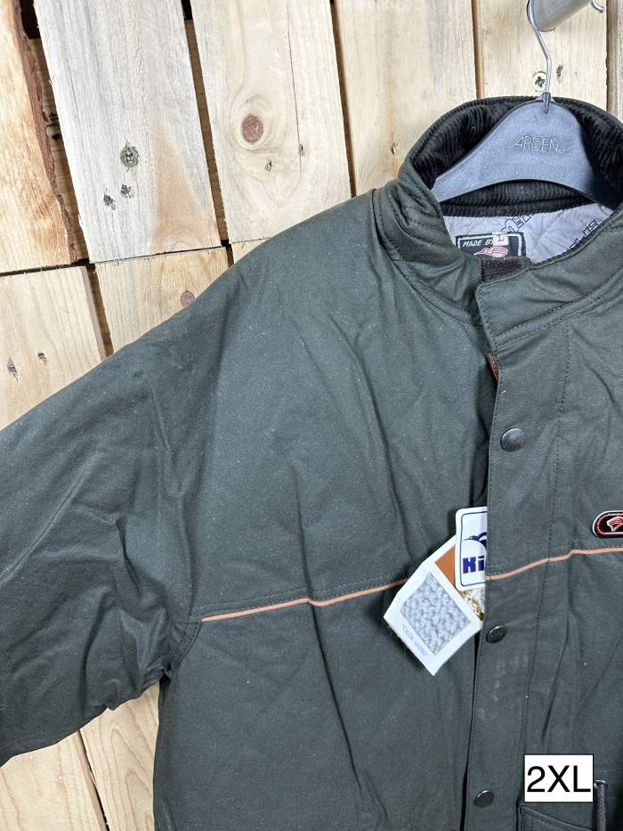 CHAQUETA T-2XL IMPERMEABLE KIWI GRASA VERDE