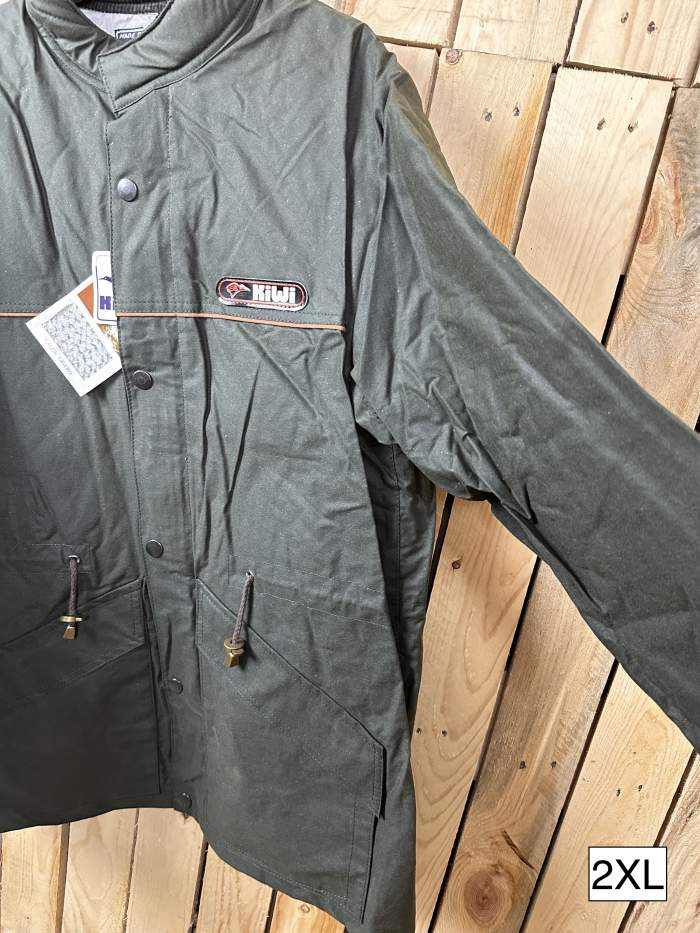 CHAQUETA T-2XL IMPERMEABLE KIWI GRASA VERDE