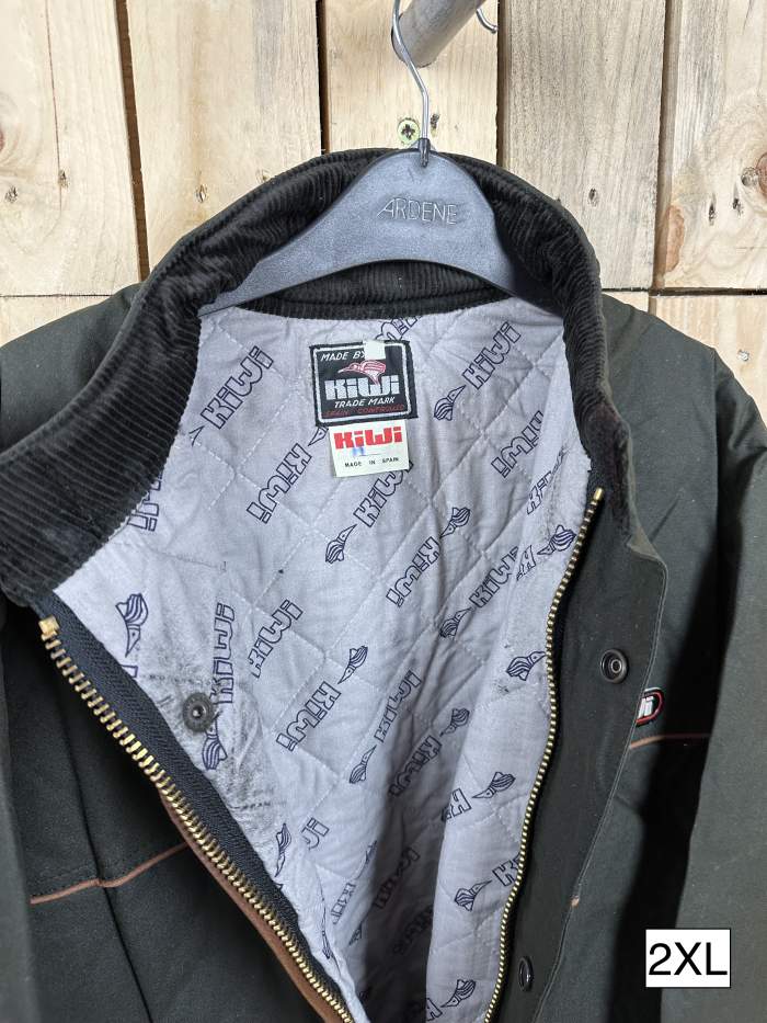 CHAQUETA T-2XL IMPERMEABLE KIWI GRASA VERDE