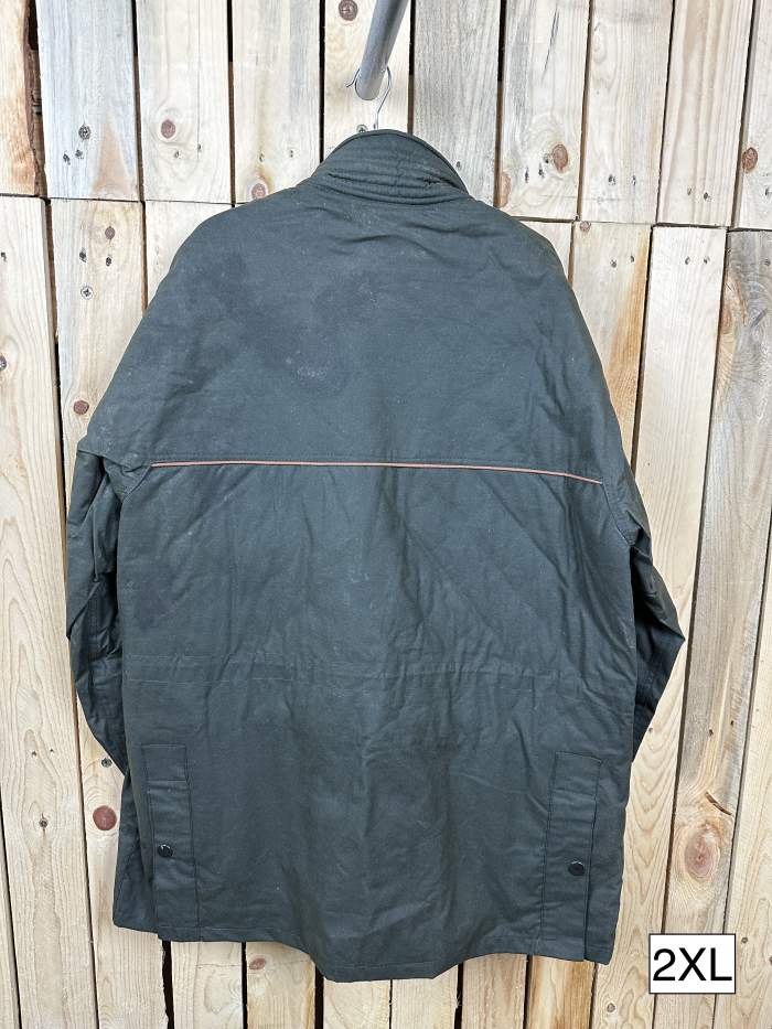 CHAQUETA T-2XL IMPERMEABLE KIWI GRASA VERDE