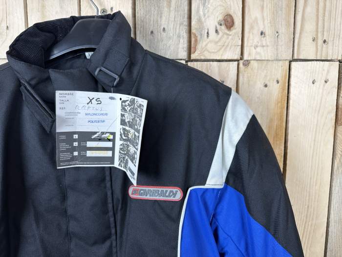 CHAQUETA T-XS GARIBALDI NEGRO/AZUL