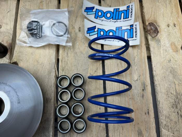 VARIADOR ORIGINAL BEVERLY 350 + MUELLE POLINI