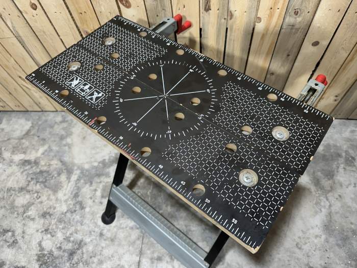 MESA DE TRABAJO PLEGABLE KWB 60X60X80