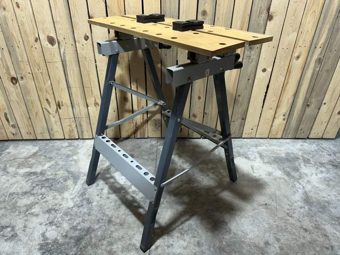 MESA DE TRABAJO PLEGABLE TOP CRAFT 70X50X80