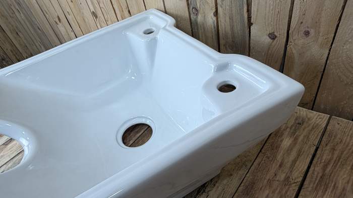 PORCELANA PARA LAVACABEZAS BLANCA MOD.4