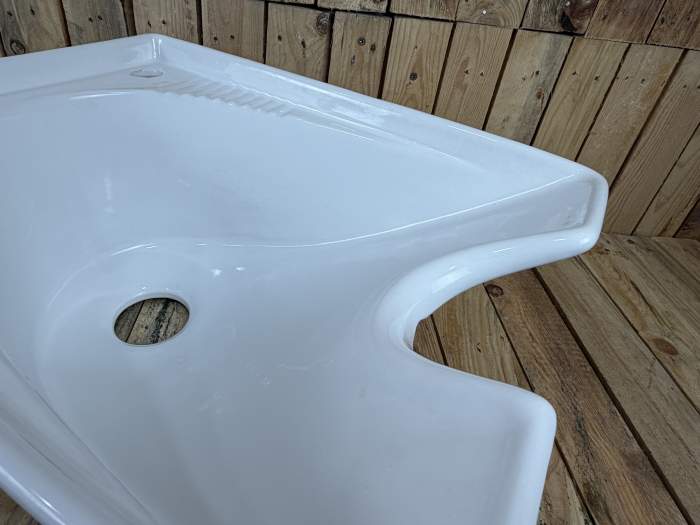 PORCELANA PARA LAVACABEZAS BLANCA MOD.5