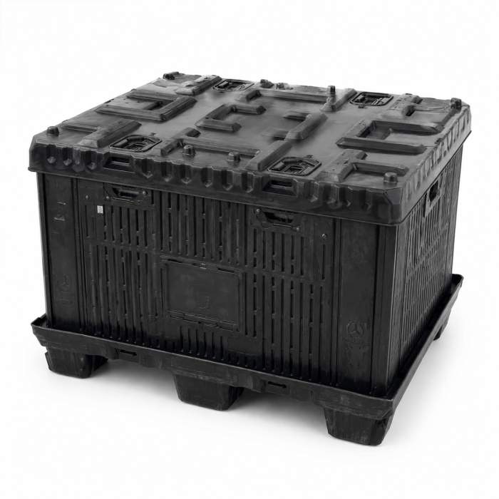 PALLET BOX PLEGABLE INDUSTRIAL 114×119×85 CM
