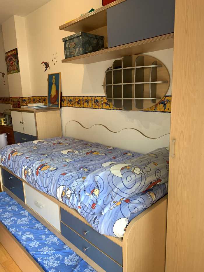 HABITACIÓN INFANTIL COMPLETA AZUL - QrBox.es
