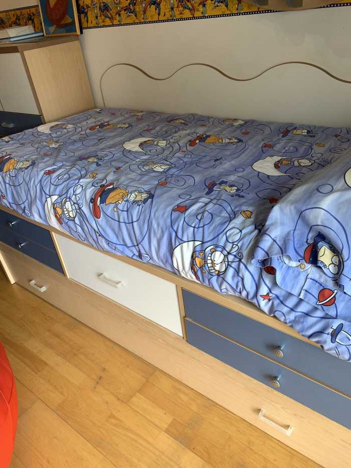 HABITACIÓN INFANTIL COMPLETA AZUL - QrBox.es