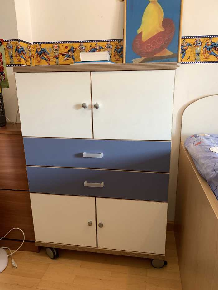 HABITACIÓN INFANTIL COMPLETA AZUL - QrBox.es