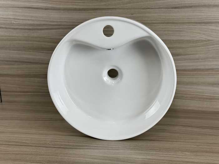 LAVABO REDONDO SOBREPUESTO 46x15CM C-138