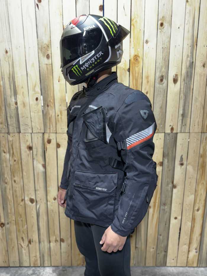 CHAQUETA T-3XL REVIT POSEIDON NEGRA
