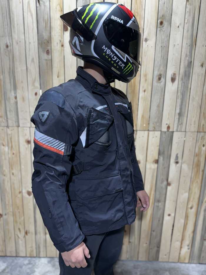 CHAQUETA T-3XL REVIT POSEIDON NEGRA