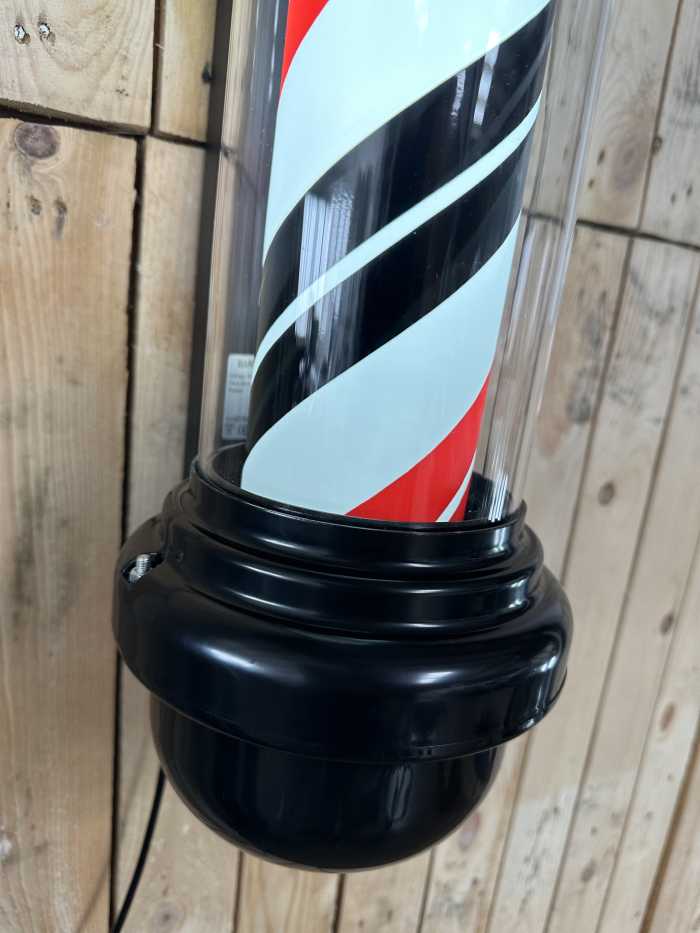 POSTE POLO BARBERIA CON ESFERA ILUMINADA - QrBox.es