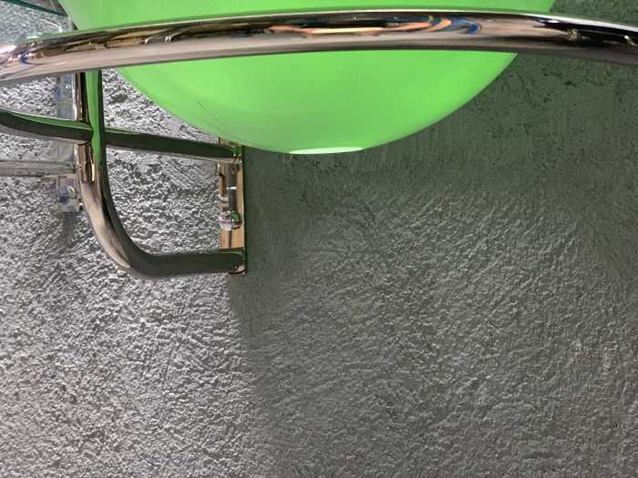 ENCIMERA CRISTAL VERDE 52cm CON SOPORTE