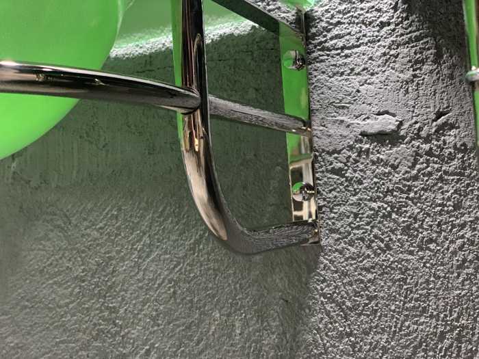 ENCIMERA CRISTAL VERDE 52cm CON SOPORTE