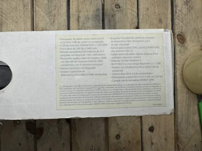 CAJA MAC BOOK PRO 13.3