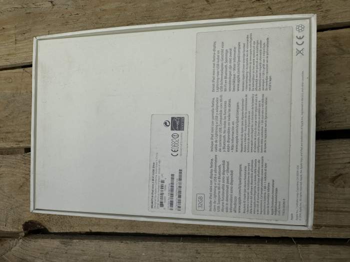 CAJA IPAD MINI 2 WIFI 32GB SILVER