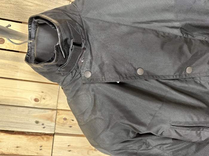 CHAQUETA T-S DE MOTO GARIBALDI NEGRA 1