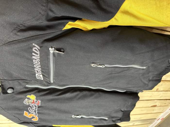 CHAQUETA T-M MOTO GARIBALDI SETE AMARILLO