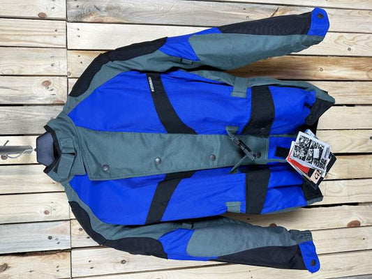 CHAQUETA T-S DE MOTO GARIBALDI AZUL