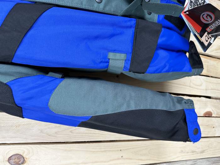 CHAQUETA T-S DE MOTO GARIBALDI AZUL